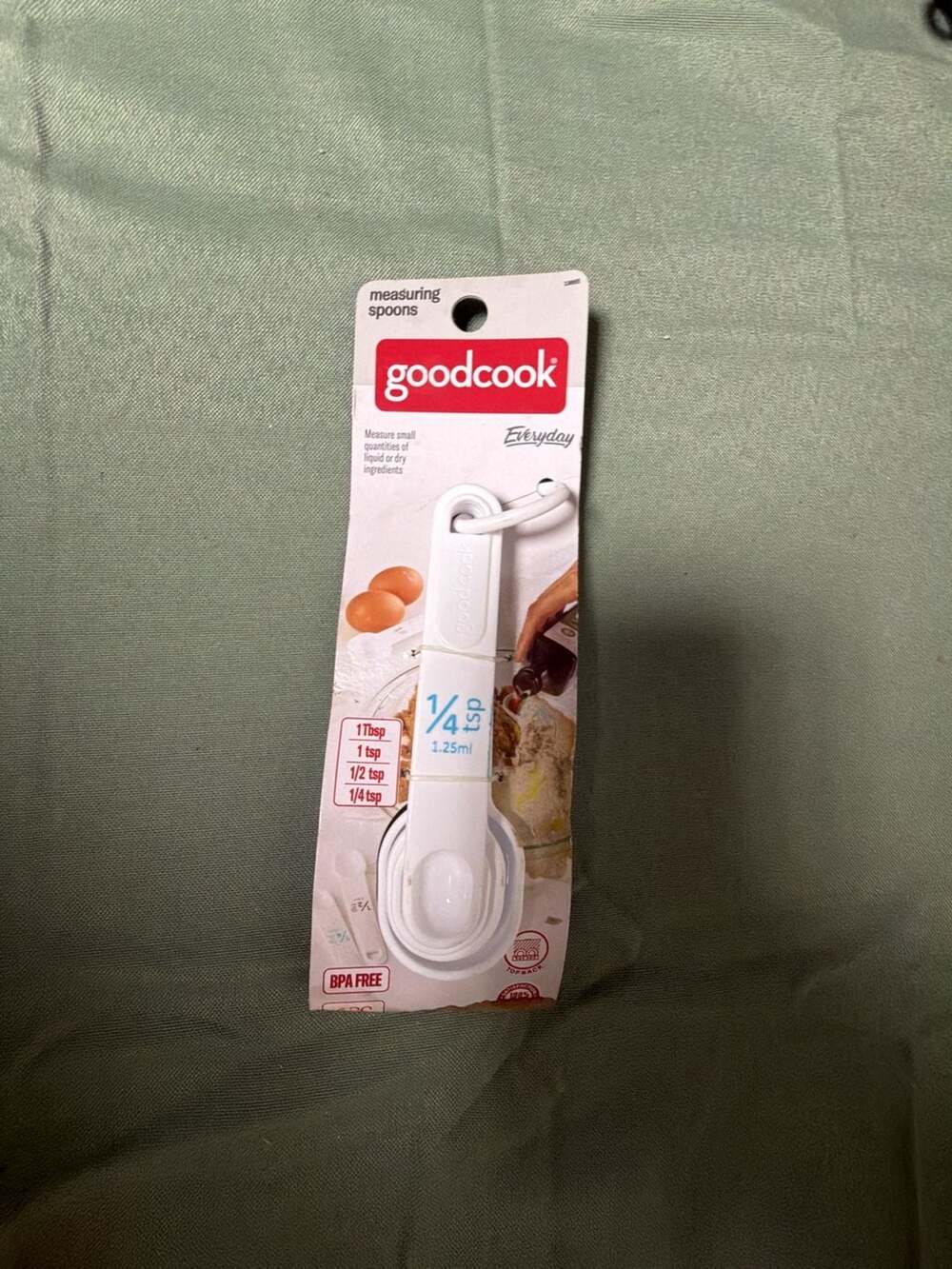 GoodCook Everyday 4-Piece Plastic Measuring Spoon Set #19865